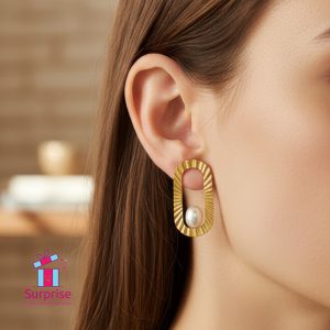 Stainless Steel Fashion Earrings - Image 1