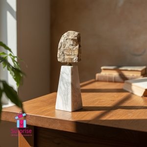 ⁦ديكور صخري بقاعدة رخام⁩ - الصورة ⁦1⁩