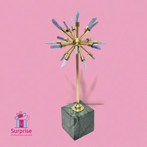 ⁦ديكور ستانليس ستيل مع قاعدة رخام⁩ - الصورة ⁦2⁩