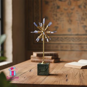 ⁦ديكور ستانليس ستيل مع قاعدة رخام⁩ - الصورة ⁦1⁩