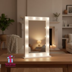 ⁦مرآة بإضاءة LED⁩ - الصورة ⁦1⁩