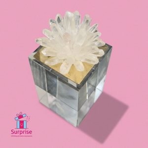 Crystal Decoration with Glass Base - Image 2