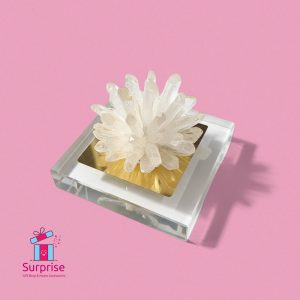 Crystal Decoration with Glass Base - Image 2