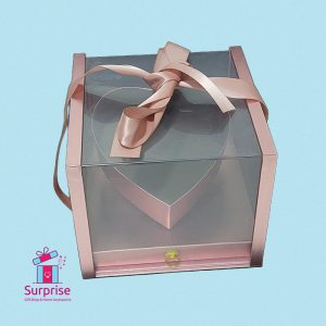 ⁦علبة هدايا بغطاء أكريليك مع درج⁩ - الصورة ⁦3⁩