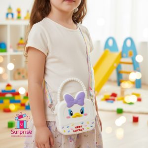 ⁦حقيبة كروس سيليكون بطوطة من ديزني⁩ - الصورة ⁦1⁩