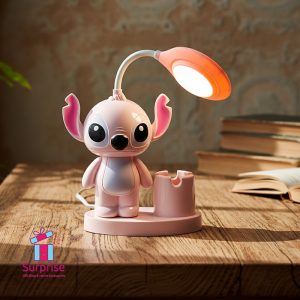 ⁦أباجورة ستيتش من ديزني مع حامل أقلام⁩ - الصورة ⁦1⁩