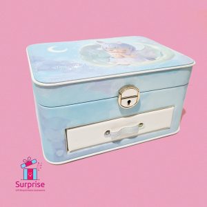 Accessory Organizer Single-Layer Leather with Lock & Drawer - Image 2