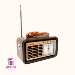 ⁦سماعة بلوتوث راديو كلاسيكي مع ساعة⁩ - الصورة ⁦2⁩