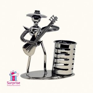 Metal Musician figure Pen Holder - Image 2