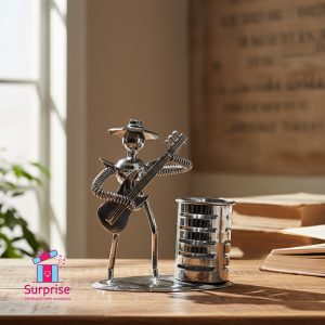 Metal Musician figure Pen Holder - Image 1