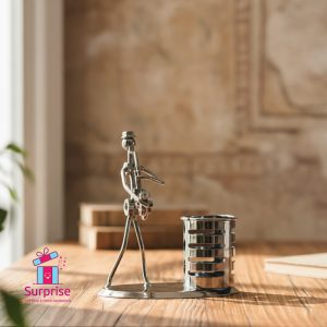 Metal Musician figure Pen Holder - Image 1