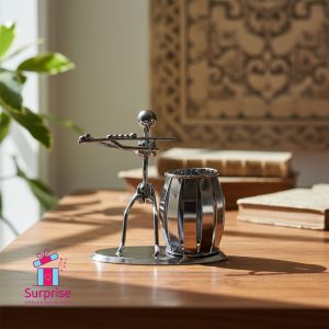Metal Musician figure Pen Holder - Image 1
