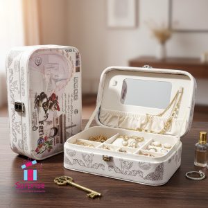 Leather Accessory Bag Single Compartment Organizer - Image 1