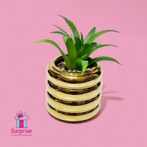 Artificial Potted Plant with Elegant Ceramic Base - Image 2