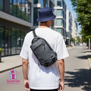 Calvin Klein Black Sling Bag - Image 1