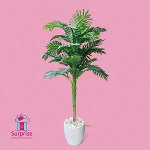 ⁦شجرة زينة صناعية مقاس 180 سم في بوت⁩ - الصورة ⁦2⁩