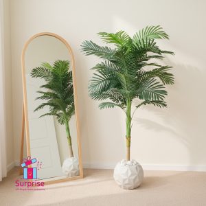 ⁦شجرة زينة صناعية مقاس 150 سم في بوت⁩ - الصورة ⁦1⁩