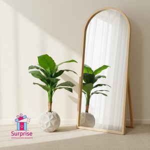 ⁦شجرة زينة صناعية مقاس 110 سم في بوت⁩ - الصورة ⁦1⁩