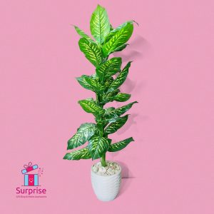 Green Artificial Tree in Pot 180 cm Decorative Plant - Image 2