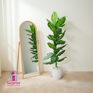 Green Artificial Tree in Pot 180 cm Decorative Plant - Image 1