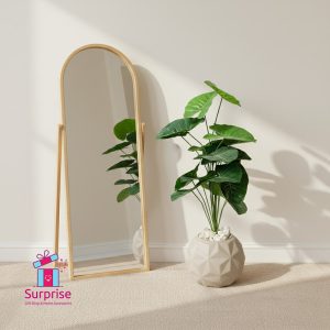 Green Artificial Tree in Pot 100 cm Decorative Plant - Image 1