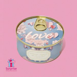 Scented Candle in Decorative Metal Tin - Image 2