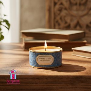 ⁦شمعة معطرة في علبة معدن⁩ - الصورة ⁦1⁩