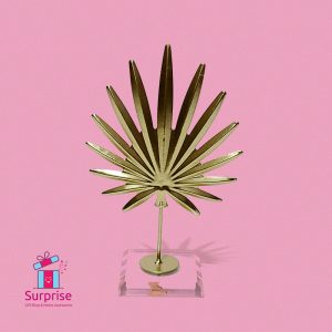 ⁦ديكور معدن على شكل ورق شجر⁩ - الصورة ⁦2⁩