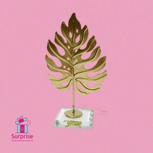 ⁦ديكور معدن على شكل ورق شجر⁩ - الصورة ⁦2⁩