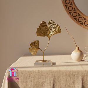 ⁦ديكور معدن على شكل ورق شجر⁩ - الصورة ⁦1⁩