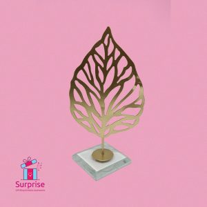 ⁦ديكور معدن على شكل ورق شجر⁩ - الصورة ⁦2⁩