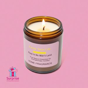 Scented Candle in Glass Jar with Lid - Image 2