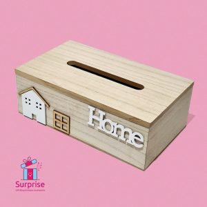 ⁦علبة مناديل خشبية⁩ - الصورة ⁦2⁩