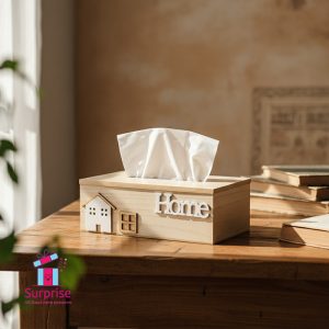 ⁦علبة مناديل خشبية⁩ - الصورة ⁦1⁩