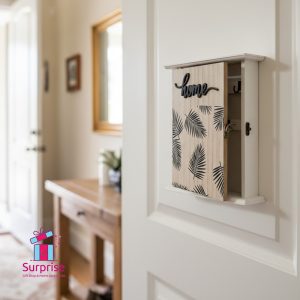 ⁦علبة مفاتيح خشبية فاخرة⁩ - الصورة ⁦1⁩