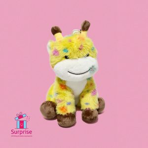 Multicolor Cow Furry Plush Toy - Image 2