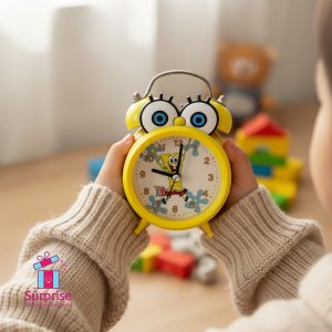 ⁦ساعة ومنبه كلاسيكي على شكل سبونج بوب⁩ - الصورة ⁦1⁩