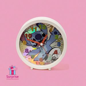 ⁦ساعة ومنبه على شكل ستيتش من ديزني⁩ - الصورة ⁦2⁩