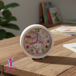 ⁦ساعة ومنبه على شكل هالو كيتي⁩ - الصورة ⁦1⁩