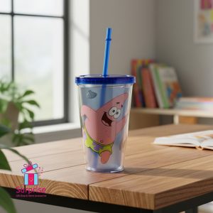 ⁦كوب صيفي شخصية بسيط مع شاليمو اشكال ديزني⁩ - الصورة ⁦1⁩