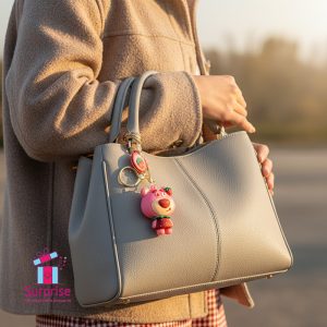Disney Lotso Rubber Keychain - Image 1