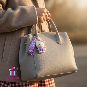 ⁦ميدالية رابر على شكل شخصية كيتي⁩ - الصورة ⁦1⁩