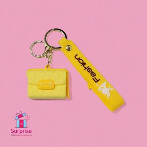 Mini Handbag Rubber Keychain - Image 2