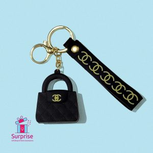 Mini Handbag Rubber Keychain - Image 2