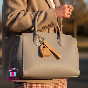 Mini Handbag Rubber Keychain - Image 1