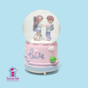 ⁦كرة ثلج مائية مضيئة وموسيقية ذاتية الحركة بتصميم كوبل⁩ - الصورة ⁦2⁩