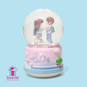 ⁦كرة ثلج مائية مضيئة وموسيقية بتصميم كوبل⁩ - الصورة ⁦2⁩