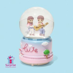 ⁦كرة ثلج مائية مضيئة وموسيقية بتصميم كوبل⁩ - الصورة ⁦2⁩