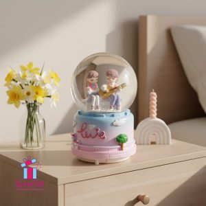 ⁦كرة ثلج مائية مضيئة وموسيقية بتصميم كوبل⁩ - الصورة ⁦1⁩