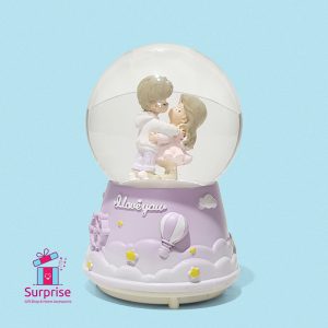 ⁦كرة ثلج مائية مضيئة وموسيقية بتصميم كوبل⁩ - الصورة ⁦2⁩